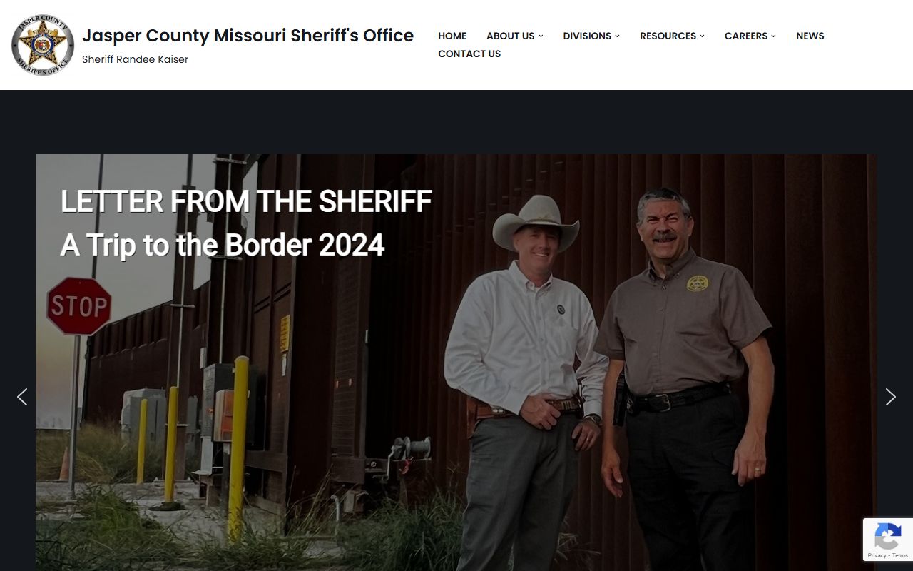 Jasper County Sheriff's Office website for Jasper County recent arrests