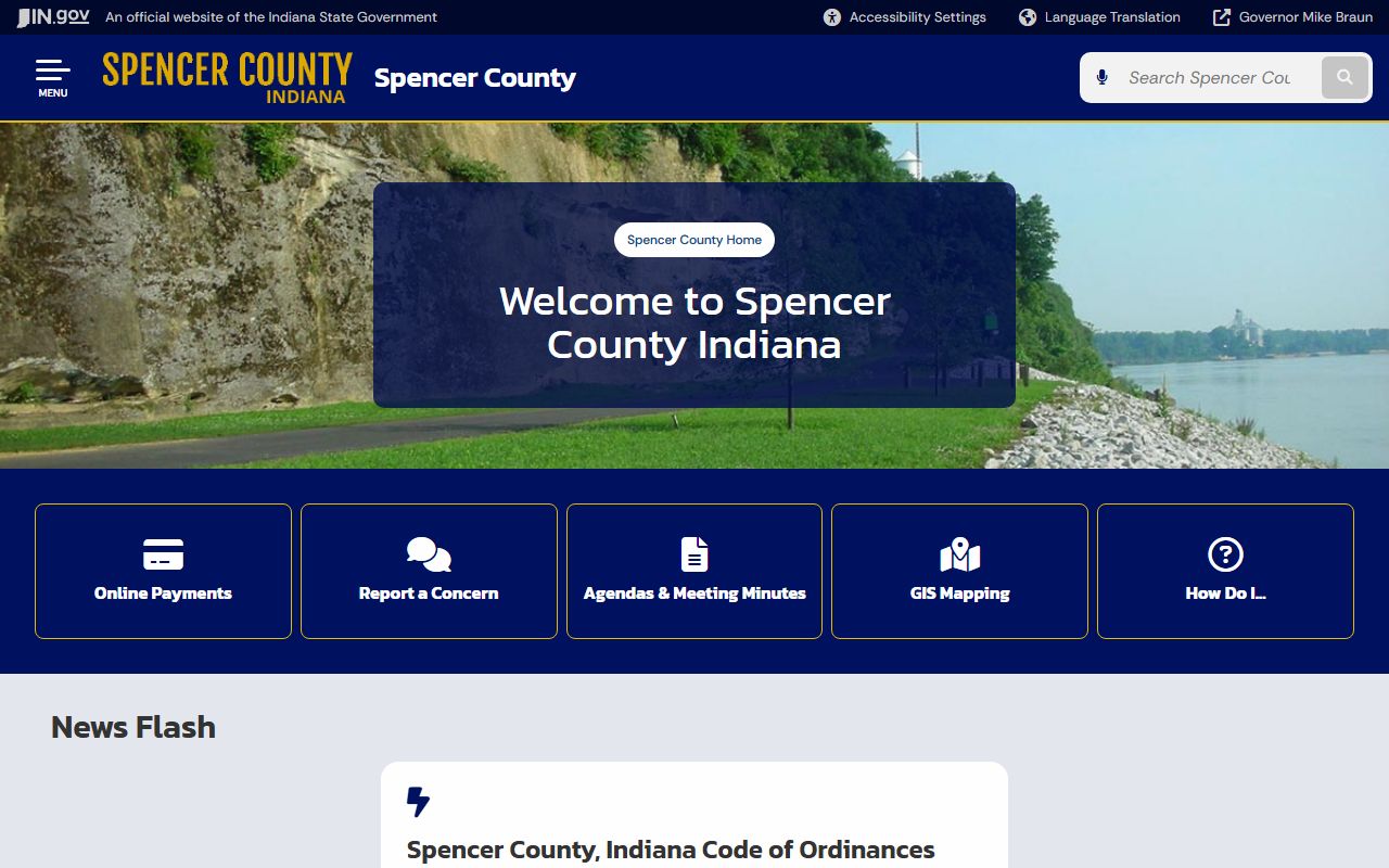 Spencer County Sheriff's Office and county website