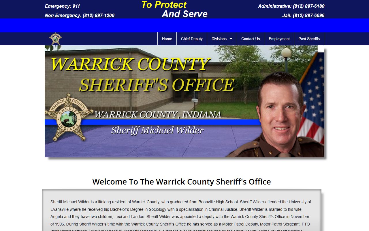 warrick county recent arrests sheriff office website warrickcountysheriff.com